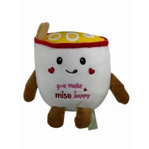 "You Make Miso Happy" Miso Ramen Japanese Style Stuffed Toy- Kpop Squishy Plush‎